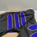 Doctoral Regalia Set with PhD Hood and 8-Side Tam Graduation Gown with Gold Piping and Velvet Trim Ceremony Attire (Blue) 48