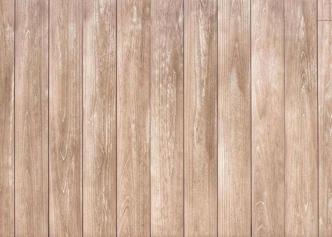 LYWYGG 7x5ft Wood Backdrop Natural Wooden Board Photography Background Birthday Party Banner Backdrops CP- 619