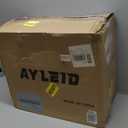 Ayleid Retractable Garden Hose Reel,5/8 in x 100 FT Wall Mounted Hose Reel, with 9- Function Sprayer Nozzle, Any Length Lock/Slow Return System/Wall Mounted/180Swivel Bracket (Black)