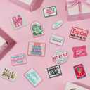 14pcs Iron on Patches, Trucker Hat Patches, Vintage Heat Press Hats Patch, Bright Colors, Easy Ironing for DIY Decal Accessories on Jeans, Jackets, Bags, Hats, Dresses, Shoes