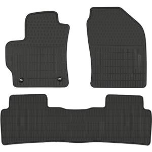 Car Rubber Floor Mat Custom Fit for Toyota Corolla Sedan 2020 2021 2022 2023 2024 2025 Automatic Transmission Full Black Auto Liner Mats All Weather Heavy Duty Odorless No im Hatchback Model (2020-2025 Version)