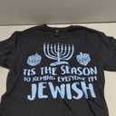 Hanukkah Remind Everyone Im Jewish Menorah Chanukah Pajama T-Shirt, Medium