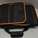 Pet Carrier for Small Pet, Cat Dog Carrier for Car Soft Sided Dog Rolling Crate Cat Travel Bag up to 20 Lbs (Black)