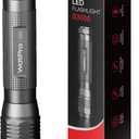 WdtPro High-Powered LED Flashlight S3000, Super Bright Flashlights - High Lumen, IP67 Water Resistant, 3 Modes and Zoomable for Camping, Emergency, Hiking, Gift