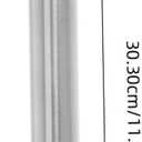 YARNOW Barbecue Skewers Storage Tube 11.92In Stainless Steel Waterproof Organizer Cylinder for Grill Utensil Storage and Outdoor Cooking Tools