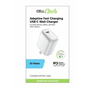 CELL CANDY Adaptive Fast Charging USB C WALL CHARGER