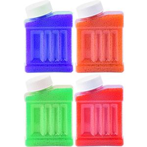 Gel Balls Blaster Ammo Splat Refill(7-8 mm, 4 Bottles, 120,000 Pieces), Orby Gun 7.5mm Bullets Gel Splatter Blaster Refill, Compatible with Gel Gun Blaster, for Ages 14+, Multicolored