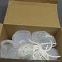 36 pcs Self Watering Pots, 3.5 Inch Plastic Flower Plant Pot with Inner Pot Self Watering Wick Planter White Clear Flower pots for Indoor House Plants Herbs, Flowers, Succulents