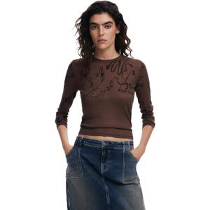 Desigual Women's Ts_Amazonas (Large, Black)