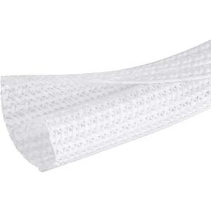 10ft - 1/2 inch Cable Sleeve Split Wire Loom Tubing for Power Audio USB Cable, Cord Management for TV Computer, Protects from Pets Chewing, White