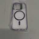 ESR for iPhone 14 Pro Case, Compatible with MagSafe, Built-in Camera Ring Stand, Military-Grade Protection, Magnetic Phone Case for iPhone 14 Pro, Classic Kickstand Case (HaloLock), Clear Purple