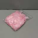 Norme 100 Pcs Pink Gift Wrap Bows with Flower Crystal Rhinestones Satin Ribbon Twist Tie Bows for Wedding Valentine's Day Birthday Party Gift Wrapping Crafts Baby Shower Decor