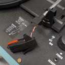 Victrola Journey Bluetooth Portable Suitcase Record Player  with Built-in Speakers, 3 Speed Vinyl Record Player, RCA Out, Headphone Jack (Turquoise)