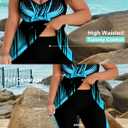Arolina Plus Size Swimsuit for Women Two Piece Modest Tankini Full Coverage Tummy Control Bathing Suits with Shorts, 16W