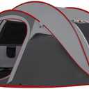 Instant Pop Up Camping Tent, 5-6 Person Tent,Automatic Set Up Tent in 3 Seconds,Waterproof Sunshade Family Tent,Portable Lightweight Dome Tent for Outdoor Camping,Hiking,Travel & Beach