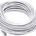 Monoprice 75FT 24AWG Cat6 550MHz UTP Ethernet Bare Copper Network Cable - White