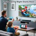 Juylay Steering Wheels for Nintendo Switch 2 JoyCon Controllers, Racing Wheels Accessories for Mario Kart World/8 Deluxe, Family Game Night Essentials (Black, 2-Pack)