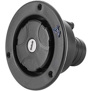 Water Inlet, Leakproof Black Water Filler RV Water Filling Lockable Water Filling Port with 2 Keys for Motorhome for RV