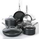 Babish 10 Piece Activbond Nonstick Hard-Anodized Aluminium Cookware Set