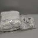 Serta Multi-Zone Heated Mattress Pad  Dual Controllers for Personalized Body & Foot Warmth, 10 Heat Settings, Auto Shut-Off, Soft Microfiber, Machine Washable, 15" Deep Pocket  King Size (White)