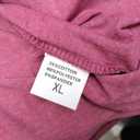  Crewneck Long Sleeve Top, Size XL, Pink Color