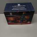 9ft Christmas Tree Decoration with Gingerbread Men Inflatable Outdoor Indoor Decor, Giant Blow Up Weatherproof Xmas Decorations for Yard, Built-in LED Rotating Light for Gardern Lawn Winter Holiday