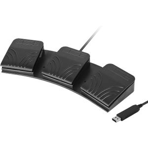 [Upgraded] iKKEGOL USB Triple Foot Pedal Optical Switch Control 3 Key Three Button Program Computer Keyboard Mouse Game Action HID