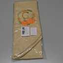 2 Pcs Fall Wreath Sash for Front Door Embroidery Monogram Pumpkin Ribbon Sash for Fall Thansgiving Yard Porch Decor (Letter S)