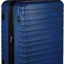 Amazon Basics 30" Hardside Large Checked Luggage with Multi-directional Wheels, Expandable for Up to 15% More Space, Scratch-Resistant Hardshell, Navy Blue