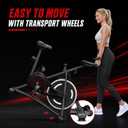 Exercise Bike, Stationary Bikes for Home, Compact Indoor Cycling Bike