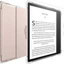 Clear Case with Tempered Glass Screen Protector - Kindle Oasis (7" - 2019/2017) Soft TPU Back Cover