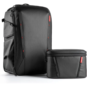 PGYTECH OneMo 2 35L-45L Camera Backpack with Shoulder Bag for 17" Laptop, Waterproof DSLR Camera Pack for Canon/Nikon/Sony, Extra Large Photography Bag, Drone Backpack for DJI Mini 3 Pro/Mavic 3/ FPV