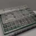 TONYFUL Seed Starter Tray with Grow Light, 120Cell Seed Starter Kit with 4.07” Humidity Dome, Indoor Seedling Starter Tray, Seed Starting Tray for Plant Germination, Seeds Growing