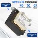 120V to 24V Transformer Secondary 24V, 0130M00138S 40VA Transformer Compatible with Goodman/Amana/Trane, HVAC Furnace Replacement Part with Foot Mount