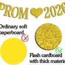2 x Prom 2026 Banner, 2026 Prom Night Bunting Decorations, Class of 2026 Graduation Party Decorations, College High School Grad Party Supplies, Gold Glitter