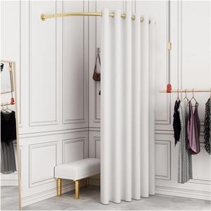 Clothing Store Fitting Room, 39 in Dressing Room Used in Mall, Boutique and Office, Corner Wall Mounted Changing Room for Privacy Protection (White, 39.37x78.74IN)