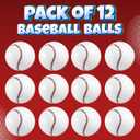 Bedwina Inflatable Baseball (Pack of 12) 16-inch, Baseball Beach Balls for Themed Party Decorations & Birthday Decor - Pool Ball Toys Party Favors & Goodie Bags Favors for Kids, Boys and Girls