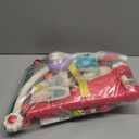 Mini Tudou Baby Musical Mobile Crib Toys with Projector and Light, Timing Function, Remote Control Baby Cot Mobile with Take Along Music Box and Rattles, Present for Newborn Babies Boys Girls (Red)