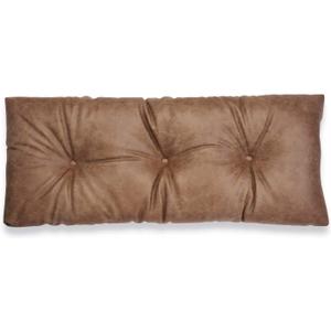 Klear Vu The Gripper Omega Non-Slip Tufted Bench Cushion for Indoor Furniture, Entryway Storage, Bay Window, Corner Nook or Piano Seat, 43 Inches, Brown