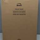 Bemis 7300SLEC Slow Close Toilet Seat, Easy Clean Hinges and Durable Plastic Seat, Made in USA, Elongated, White