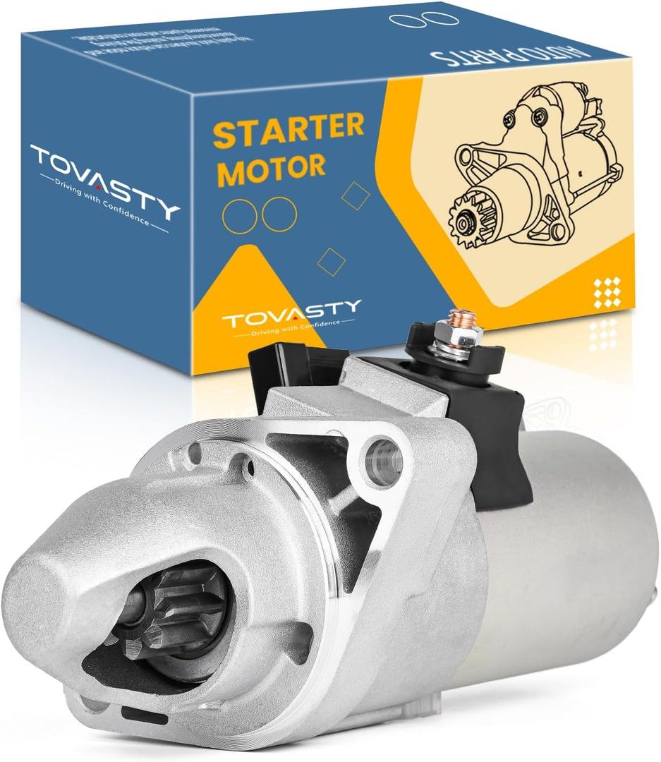 TOVASTY Starter 17960N Motor Compatible with Honda Accord 2006-2012, CR-V 2007-2011, Element 2007-2011, Civic 2006-2011
