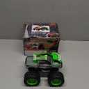 Exploding Monster Truck Toy with Explosive Crash Sounds and Lights, Smash It Up Again and Again, 8.7 Monster Truck Toys for Boys Kids Ages 3, 4-7 & Above | Toddler Toys for 3 Year Old Boys Gift (Grey)