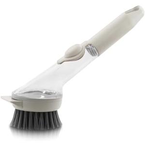 Generic Clear Plastic Scrub Brush, Gray, KK-0015