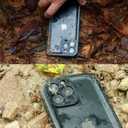 SPORTLINK for iPhone 16 Pro Waterproof Case - Shockproof Dustproof Case with Built-in Clear Screen Protector, Full Body Heavy Duty Sealed Protective Cover for i Phone 16 Pro 6.3" Black