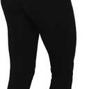 Fawjsais Flare Leggings for Women Skinny Fold Over Leggings Bootcut Yoga Pants Low Rise Sweatpants (Black, L)