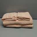 Bath Towels Set-100% Cotton- 2 Bath, 2 Hand & 2 Washcloths- Large, Thick, Fluffy, Absorbent, Quick Dry, Soft, Plush -Gift, Pool, Hotel, Gym Towel -6 Piece Luxury Bathroom Towels -Peach