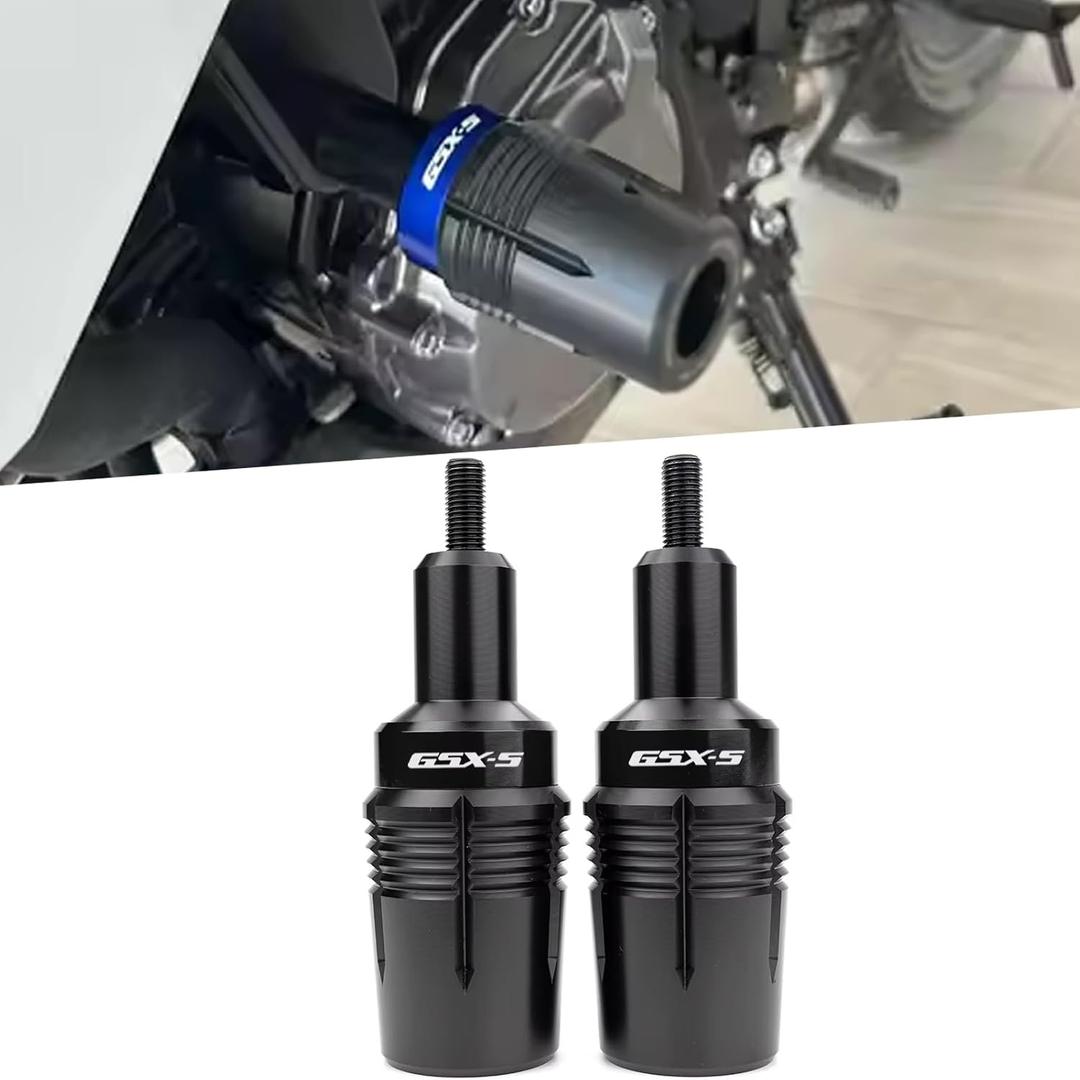 For GSX-S 750 GSX S750 1000 950 GSXS 1000 GT gsxs 750 1000 gt gsr750 new accessories motorcycle exhaust pipe frame crash slider crash pad protector crash protection body crash protection ball (Black)