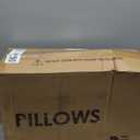 puredown Standard Size Bed Pillows with 100% Cotton Cover, Filled with 90% Grey Goose Feathers 10% Grey Goose Down