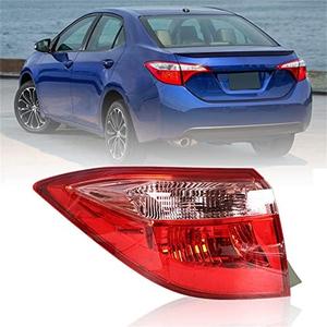 Driver Side Outer Tail Light Replacement for Toyota Corolla C/CE/L/LE/LE ECO 2017-2019 4-Door Sedan Rear Tail Light Brake Lamp Assembly LH Left Side 8156002B00 TO2804130