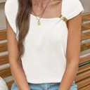 Saodimallsu Womens Sleeveless Sweater Tops Summer Casual Boat Neck Lightweight Knit Loose Trendy Sweater Vest (M)